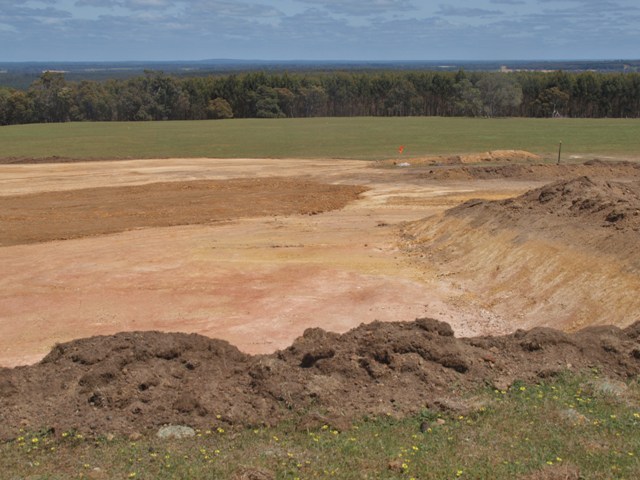 Hardpoint and laydown area for turbine 3.